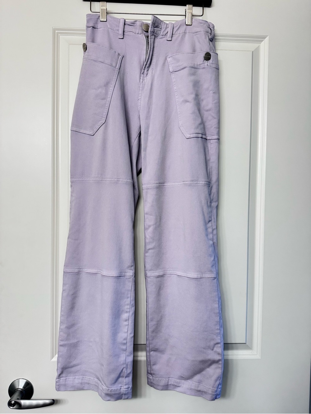 Women’s  Lavender Cargo Pants with Utility Pockets